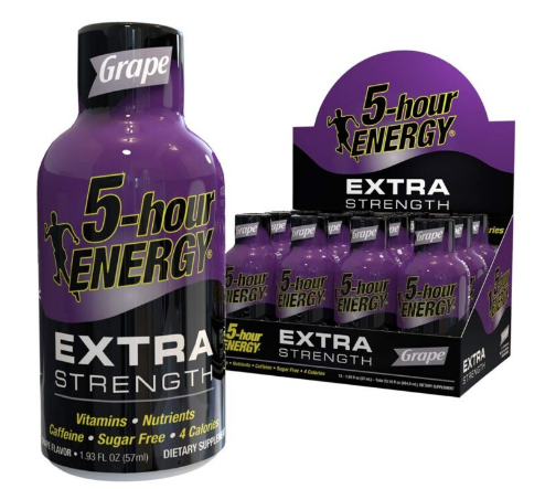 5-hour ENERGY Shot, Extra Strength Grape, 1.93 Ounce, 24 Count