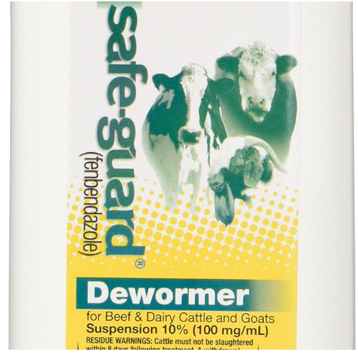 Safe-Guard Dewormer Suspension for Beef, Dairy Cattle and Goats, 1000ml