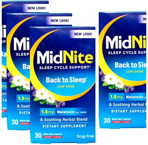 MidNite Sleep Aid For Occasional Sleeplessness, 30.