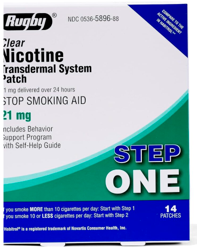 Rugby Clear Nicotine Transdermal