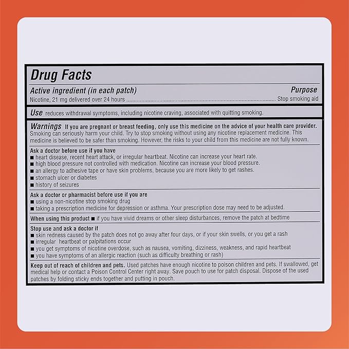 Rugby Clear Nicotine Patches - 21mg Transdermal System Patch Quit smoking with this Step 3 nicotine patch that delivers 7 mg over 24 hours, reduces cravings, and includes behavior support from Rugby Laboratories.- Step 1 - 14 Count (1 Pack) - Image 2