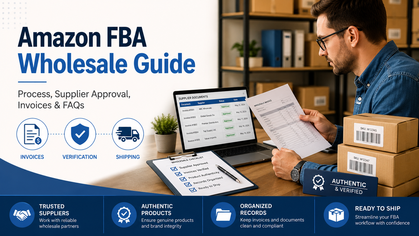Amazon FBA Wholesale Guide Process, Supplier Approval, Invoices & FAQs