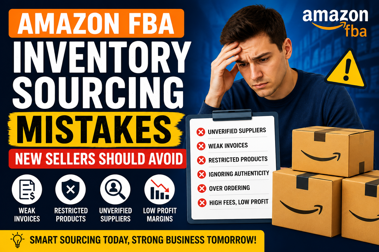 Amazon FBA Inventory Sourcing Mistakes New Sellers Should Avoid