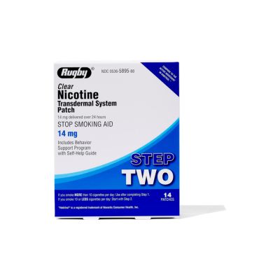 Rugby Clear Nicotine Transdermal System 14mg