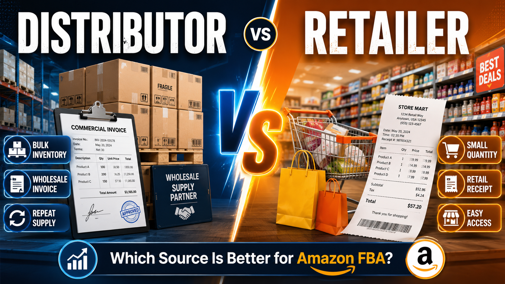 Distributor vs Retailer: Which Source Is Better for Amazon FBA?