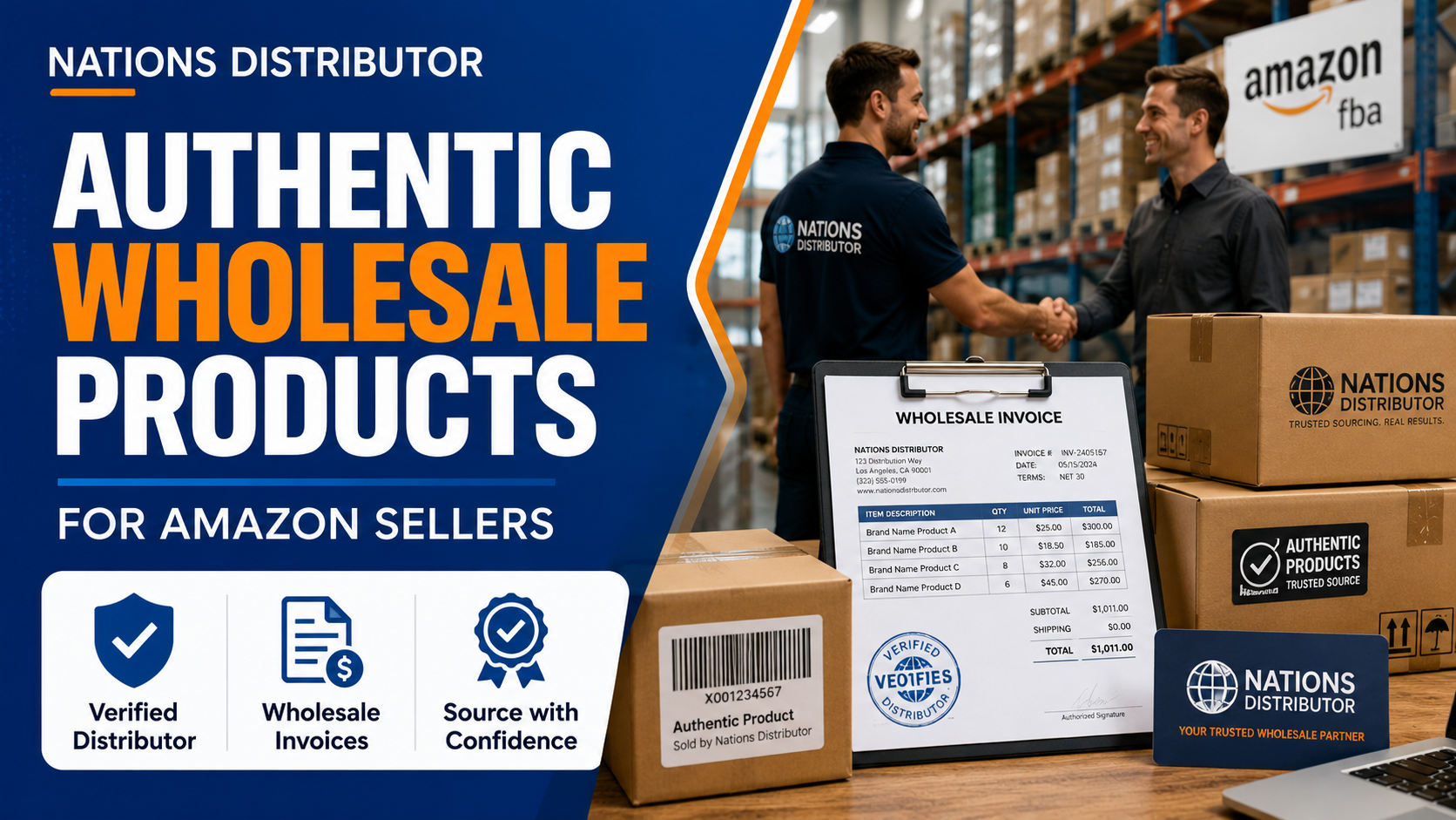How Nations Distributor Helps Amazon Sellers Source Authentic Wholesale Products