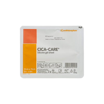 Cica-Care Silicone Gel Adhesive Sheet (5″ x 6″)