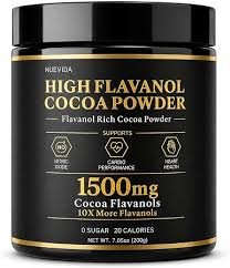 Black Forest High Flavanol Cocoa Powder (1200mg Flavanols & Flavonoids Supplements) 10X More Flavanols (Epicatechin) Than Cocoa & 600mg of Epicatechin Supplement for Heart Health, Nitric Oxide & Energy