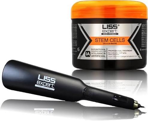 Liss Expert Stem Cells Smoothing Treatment – Organic Keratin & Argan Oil – Nanoplasty for Frizz-Free Repair & Shine – Professional Straightening – ONE Shoulder length application