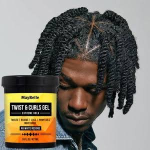 LOC N GEL LOC Twists Braids Wave Edge Gel 16 OZ. -Extra Hold-
