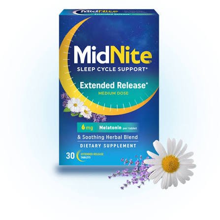MidNite Sleep Aid For Occasional Sleeplessness, 30 Chewable Cherry Tablets Each (Value Pack of 4)
