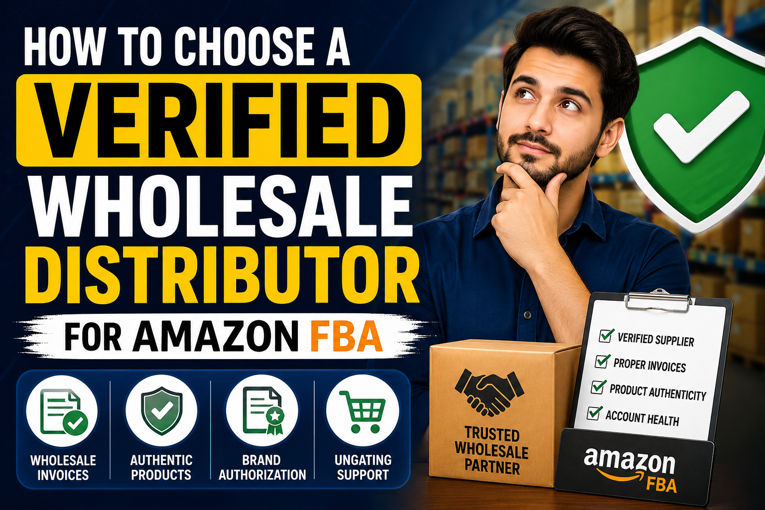 How to Choose a Verified Wholesale Distributor for Amazon FBA