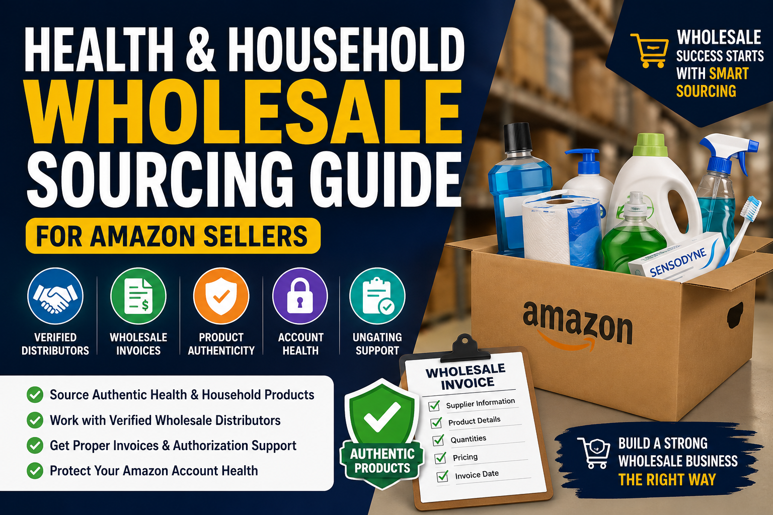Health & Household Wholesale Sourcing Guide for Amazon Sellers