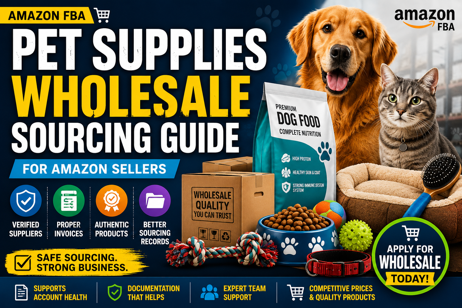 Pet Supplies Wholesale Sourcing Guide for Amazon Sellers