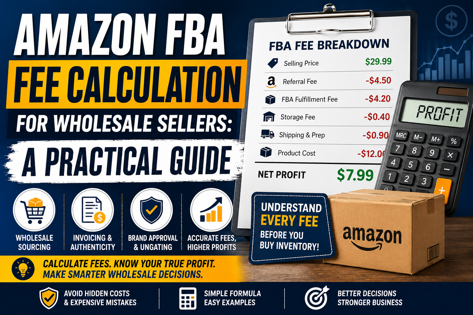 Amazon FBA Fee Calculation for Wholesale Sellers: A Practical Guide