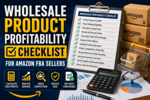 Wholesale Product Profitability Checklist for Amazon FBA Sellers